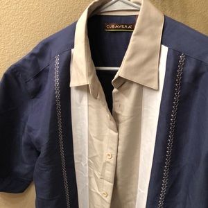 Cubavera Men’s large button up shirt.